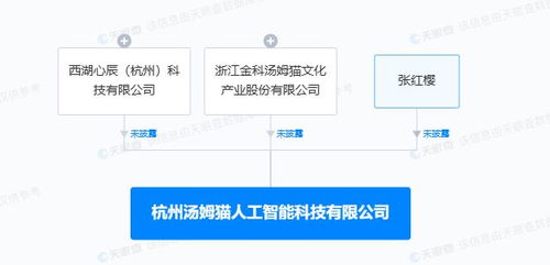 湯姆貓等杭州成立人工智能公司，2000萬(wàn)注冊(cè)資本賦能AI軟件開(kāi)發(fā)新篇章